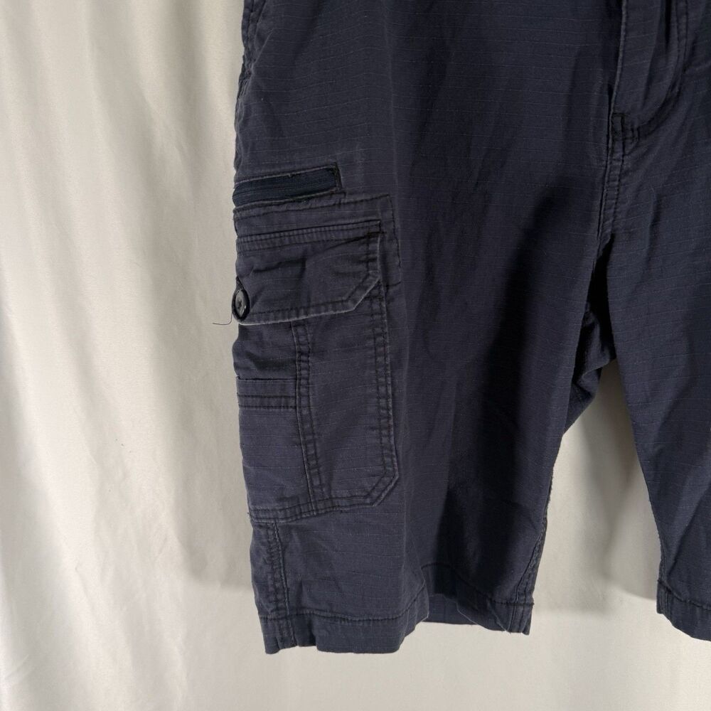 Wear First Cargo Shorts Men's 40 Black Flat Front Pockets Casual - Picture 3 of 7